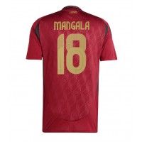 Belgien Orel Mangala #18 Hemmatröja EM 2024 Kortärmad